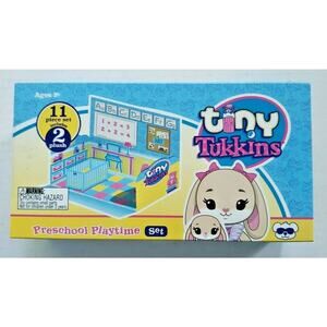 NEW - Tiny Tukkins Bunny Preschool Playtime Set 11 Pieces